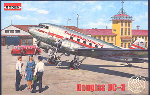 米ダグラス DC-3 ダコタ旅客機 1930年代 (プラモデル)
