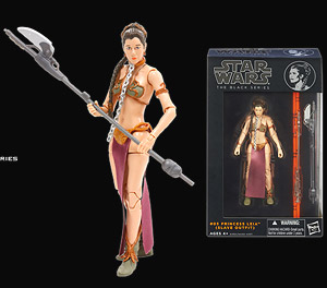 Star Wars - Hasbro Action Figure: 6 Inch / Black Series - #05 Leia Organa (Jabba`s Slave) (Completed)