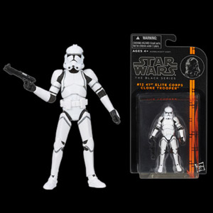 Star Wars - Hasbro Action Figure: 3.75 Inch / Black Series - #12 41st Elite Corps Clone Trooper (Completed)