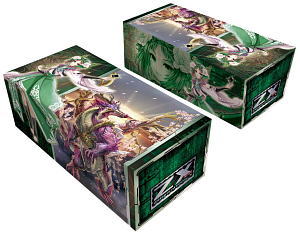 キャラクターカードボックスコレクション Z/X -Zillions of enemy X- 「緑の竜の巫女クシュル＆桜雅竜ノーブルグローヴ」 (カードサプライ)