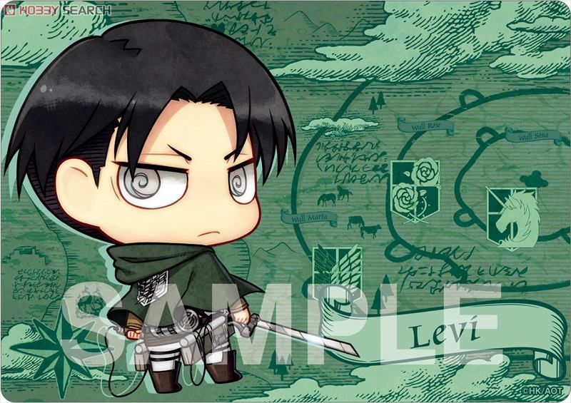 Attack on Titan Mouse Pad 3 Levi (Anime Toy) Item picture1