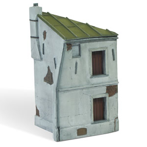 [1/72] French House Corner Type 1 (Plastic model)