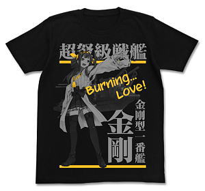 Kantai Collection Kongo T-Shirt Black L (Anime Toy)