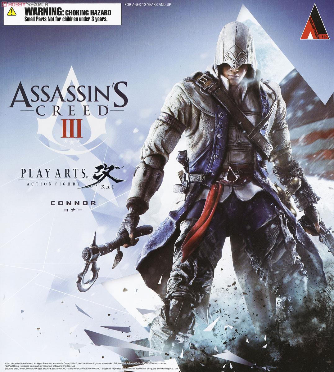 ASSASSIN`S CREED III PLAY ARTS改 -KAI- コナー (完成品) パッケージ1
