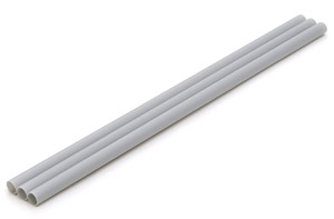 Plastic Pipe (Gray) Thin Outside Diameter : 8.0mm (3pcs.) (Material)