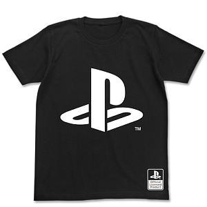 Play Station Family Mark T-shirt Black S (Anime Toy)