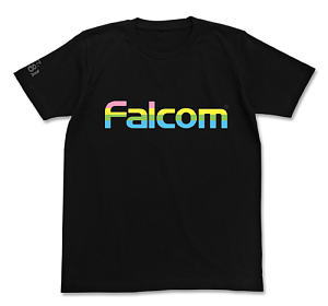 Falcom T-shirt Black XL (Anime Toy)