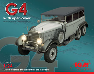 Type G4 WWII German Personnel Car (w/Covere) (Plastic model)
