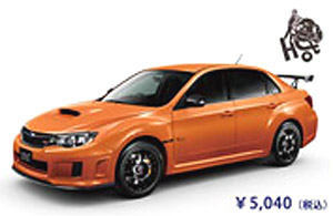 SUBARU WRX STI tS TYPE RA (オレンジ) (ミニカー)