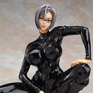 Prison School`s Hidden Student Council Vice-President: Shiraki Meiko (Catsuit Ver.) (PVC Figure)