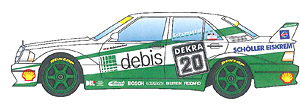 Mercedes Benz 190E `DEBIS` #20 DTM 1991 (デカール)