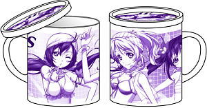 Love Live! Eli/Nozimi/Nico Mug Cup with Cover (Anime Toy)