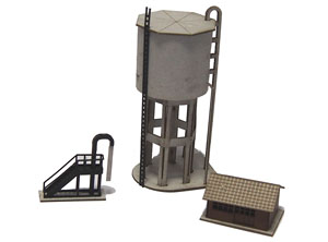 (Z) Water Tower (Unassembled Kit) (Model Train)