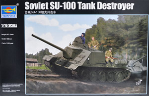 ソビエト軍 SU-100 自走砲 / フルインテリア (プラモデル)
