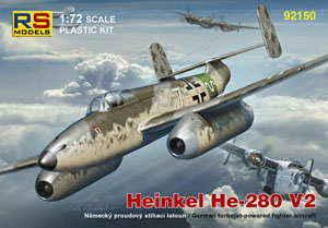 Heinkel He-280 V2 with Jumo 004 Engine (Plastic model)