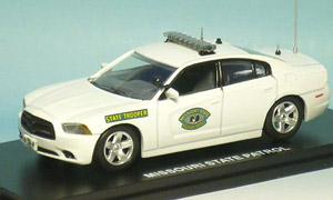 2012 ダッジ チャージャー ミズーリ州警察 Regular White (ミニカー)