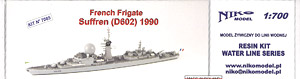 French frigate Suffren (D602) 1990 (Plastic model)