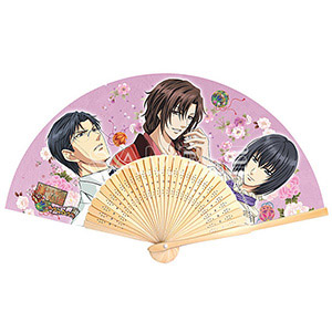 Hanayaka nari, Wa ga ichizoku Folding Fan A (Tadashi/Masashi/Shigeru) (Anime Toy)