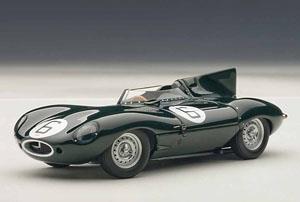 1955 Jaguar D-Type Le Mans 24 HRS Race Winner #6 (Diecast Car)