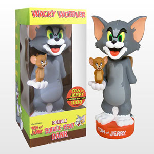 Wacky Wobbler - Tom & Jerry: Tom & Jerry (20 Inch Double Coin Bank) (Completed)