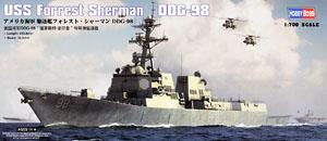 アメリカ海軍 駆逐艦フォレスト・シャーマン DDG-98 (プラモデル)