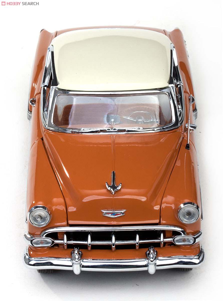 1954年 シボレー ベルエア ハード トップ クーペ (アイボリー/Pueble Tan) (ミニカー) 商品画像4
