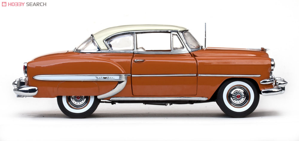 1954年 シボレー ベルエア ハード トップ クーペ (アイボリー/Pueble Tan) (ミニカー) 商品画像5