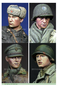 WW2 連合軍ヘッドセット #1 (プラモデル)
