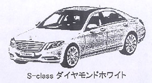メルセデスベンツ S-class 2013 (ホワイト) (ミニカー)