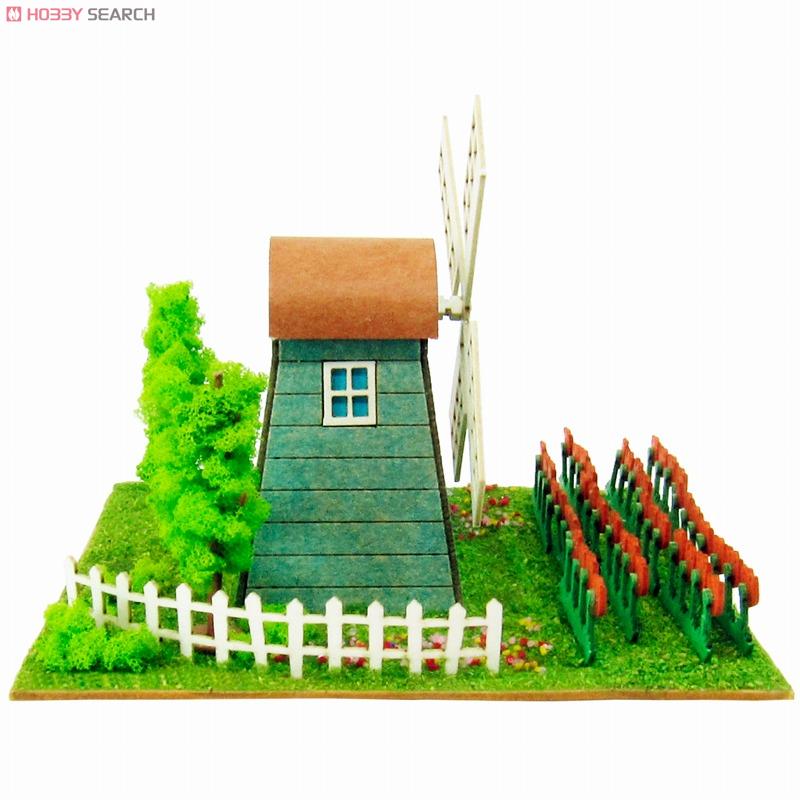 [Miniatuart] Miniatuart Mini : Windmill and tulips (Assemble kit) (Railway Related Items) 商品画像5