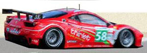 2012 フェラーリ 458 イタリア GTE Am #58Team Luxury Racing ルマン 24h (ミニカー)