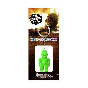 Attack on Titan Colossus Titan Mascot Key Ring Green (Anime Toy)