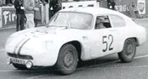 DB パナール HBR5 1961年ル・マン24時間 #52 J-C.Caillaud - M.Van den Bruwaene - (R.Mougin) (ミニカー)