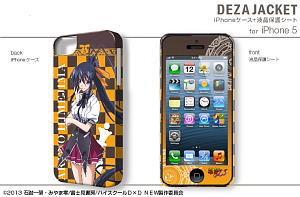デザジャケット ハイスクールD×D NEW iPhone 5/5S ケース＆保護シート デザイン03 姫島朱乃 (キャラクターグッズ)