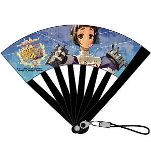 Kantai Collection Mini Folding Fan Strap Myoukou (Anime Toy)