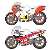 YZR500 & Rider Decal Set (Decal) Item picture1