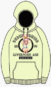 Super Sonico Over Parka type:College Oml XL (Anime Toy)