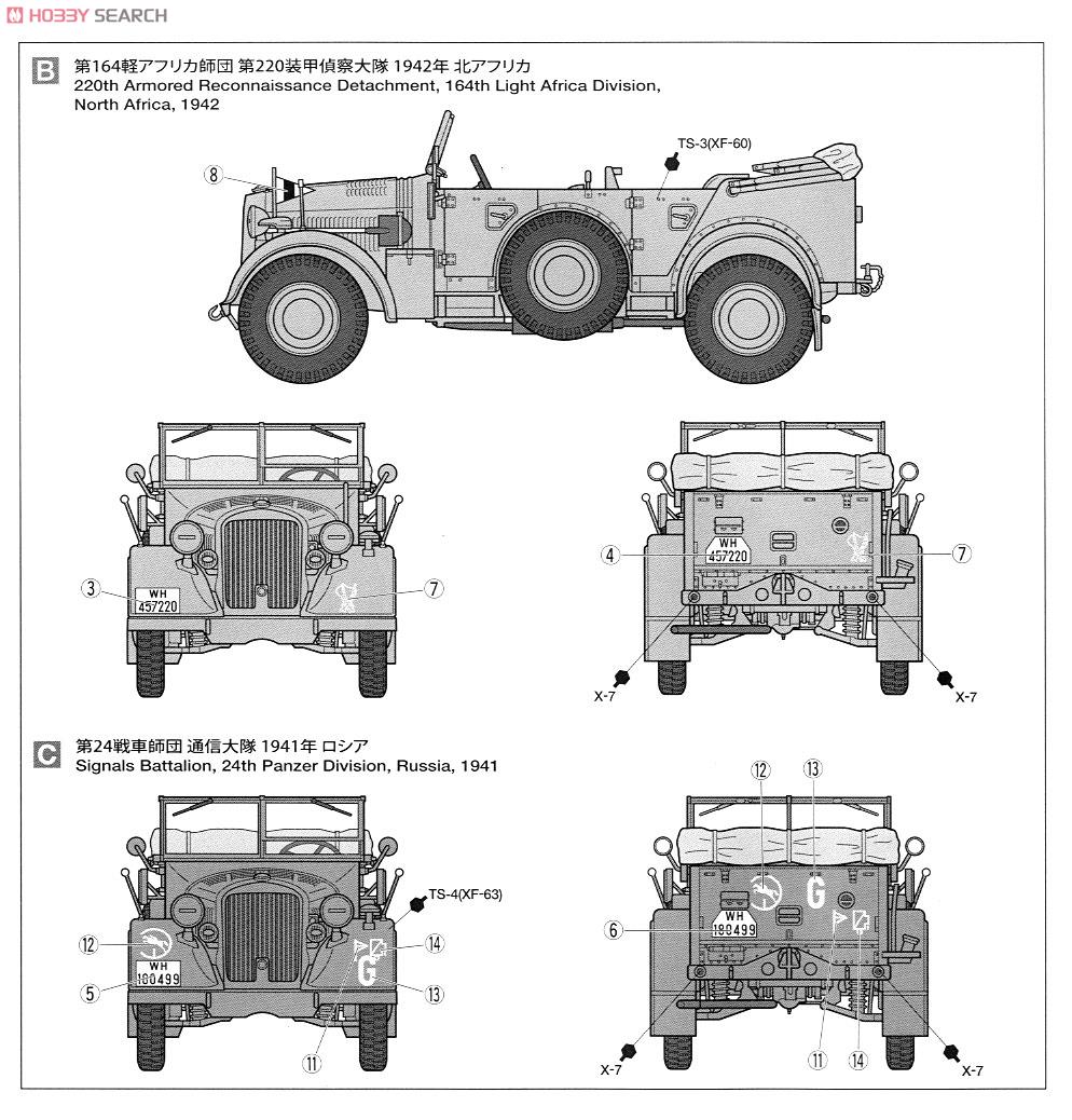 ドイツ中型軍用車 ホルヒ Kfz.15 `北アフリカ戦線` (プラモデル) 塗装3