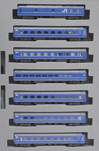 24系寝台特急 「あさかぜ」 (金帯) (基本・7両セット) (鉄道模型)