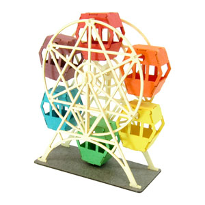 [Miniatuart] Miniatuart Petit Ferris Wheel (Unassembled Kit) (Model Train)