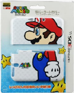 Rubber Coat Cover for Nintendo 3DS LL Mario (Anime Toy)