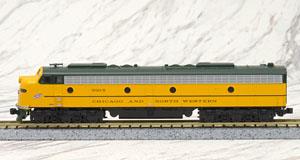EMD E8A Chicago & North Western (シカゴ&ノース・ウエスタン鉄道) (黄/緑) (No.5021B) ★外国形モデル (鉄道模型)