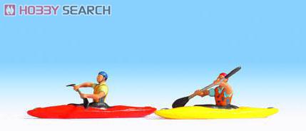 37809 (N) カヌーを漕ぐ人 (Kayaks) (鉄道模型) 商品画像1