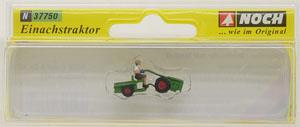 37750 (N) Two-wheel tractor, with figure (Model Train)