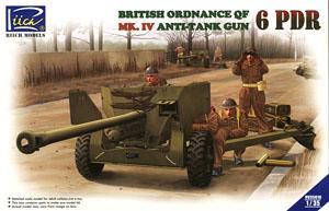 Ordnance QF6 Pdr Mk IV Anti-Tank Gun (Plastic model)