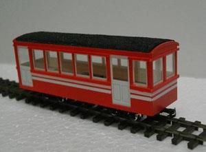 1/80 9mm Hokkaido Maruseppu Passenger Car Style Acrylic Body Kit (without Bogie) (1-Car Unassembled Kit) (Model Train)