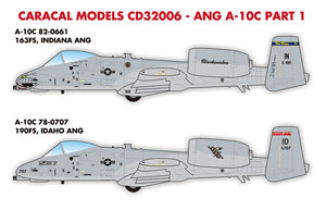 [1/32] ANG A-10C Warthhog Part1 (Decal)