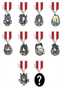 Kantai Collection Kanmusume Medal Collection Rubber Type 10 pieces (Anime Toy)