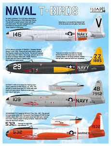 Naval T-Birds (Decal)