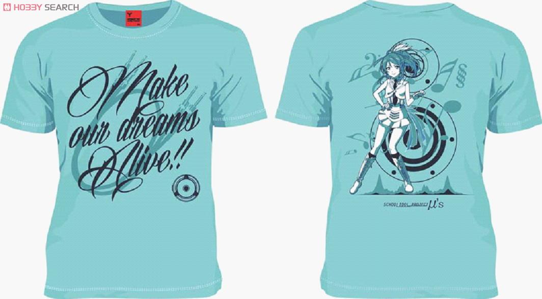 Love Live! Ayase Eli ver. T-shirt Light Blue LL (Anime Toy) Item picture1